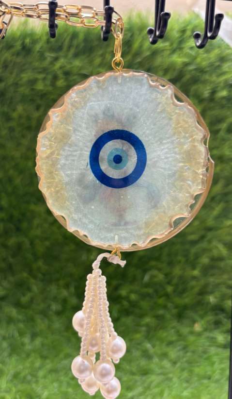 Evil Eye  Resin Car Hanging